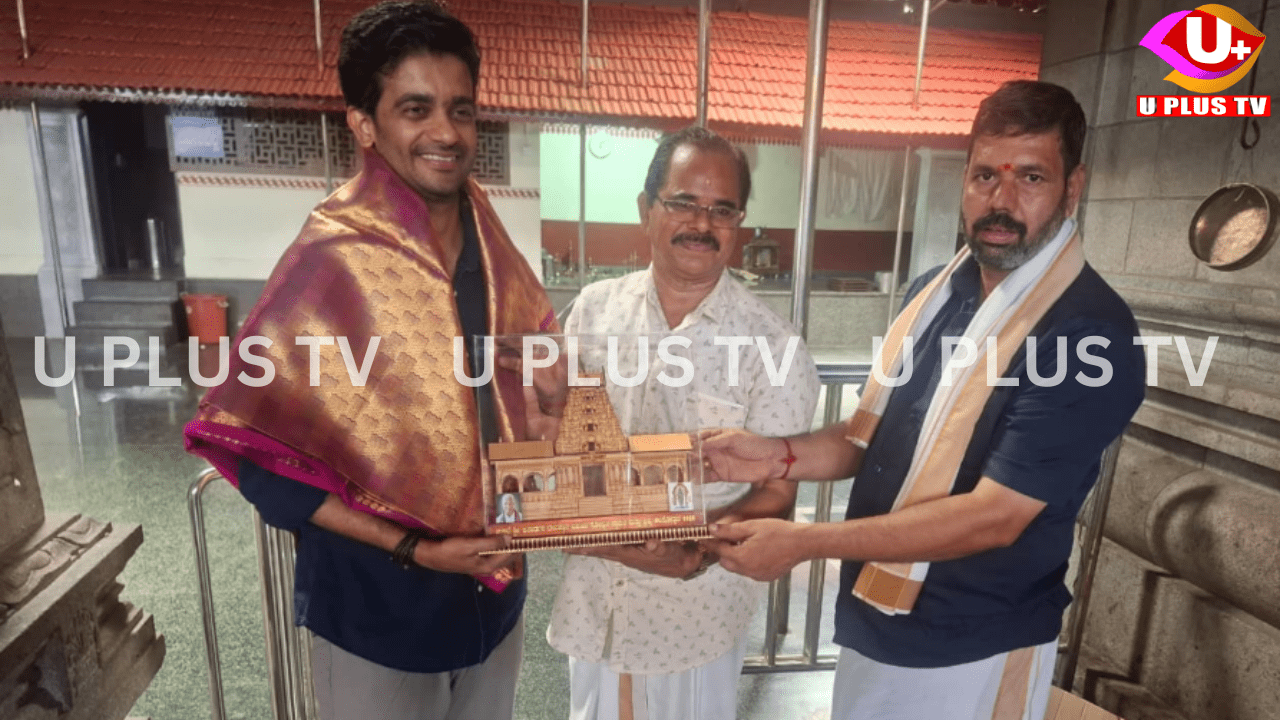 Ujire: Famous International Speed ​​Painter Vilas Naik Visits Ujire Sri Janardana Swamy Temple